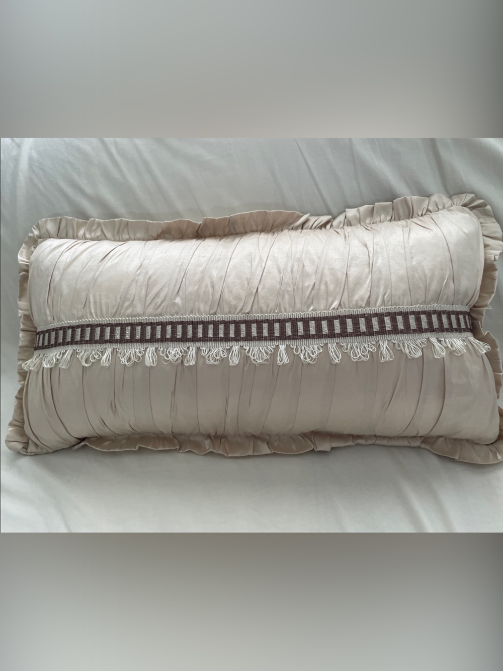 Waterford Silk pillow & down filled. EUC